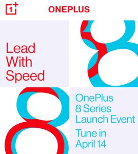 One Plus 8 launching on April 15