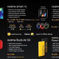 Realme launches Realme TV, Realme Smartwatch, Bud Air Neo and New Powerbank in India – Know Specs, Offers, Availability and Pricing